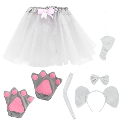 SAFIGLE 1 Satz Kostümset Teiliges Set mit Ohren und Stirnband für Halloween Cosplay und Geburtstagsfeiern Hochwertige Tierkostüm Requisiten aus Robustem für Kreative Fotos und von SAFIGLE