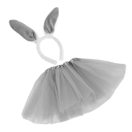 SAFIGLE 1 Satz Osteranzug Mädchen Kuscheltiere Tanzender Geschäftiger Rock -kleinkind-kaninchenkostüm Plüschhasen -häschen-outfit Häschen-tutu-kostüm Tutu-rock Für Acetat von SAFIGLE