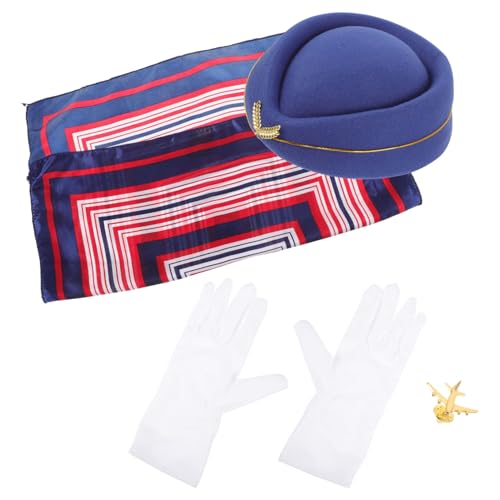SAFIGLE 1 Satz Partyzubehör Sackleinen Kostüme Pilotenkostüm Plus Festival Stewardess-Kleidung Besatzungskleidung Kostümzubehör für Flugbegleiter Cosplay-Zubehör für Stewardess Stoff SAFIGLE 1 Satz Partyzubehör Sackleinen Kostüme Pilotenkostüm Plus Festival Stewardess-Kleidung Besatzungskleidung Kostümzubehör für Flugbegleiter Cosplay-Zubehör für Stewardess Stoff von SAFIGLE