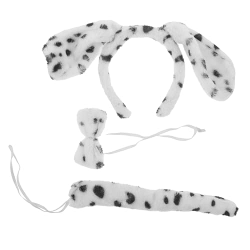 SAFIGLE 1 Satz Plüsch-kopfbedeckung Für Welpen Halloween Hund Tierschwanz -requisiten Bühnenaufführungs-requisiten Cosplay-requisiten Für Welpen Ohren Stirnband Stoff von SAFIGLE
