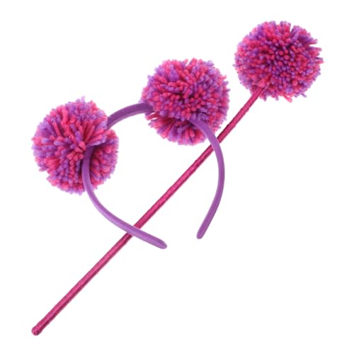 SAFIGLE 1 Satz Pom Pom Haarband mit Feenstab Kreatives für Partys Geburtstage Cosplay Haaraccessoires für Haarband Feenstab SAFIGLE 1 Satz Pom Pom Haarband mit Feenstab Kreatives für Partys Geburtstage Cosplay Haaraccessoires für Haarband Feenstab von SAFIGLE
