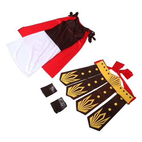 SAFIGLE 1 Satz Römische Kriegerkleidung Römische Kriegerin Outfit Römische Kleidung Damen Römisches Outfit Frauen Römische Party Kleidung römisches Kostüm Ritterkostüm für Kleinkinder Tuch von SAFIGLE