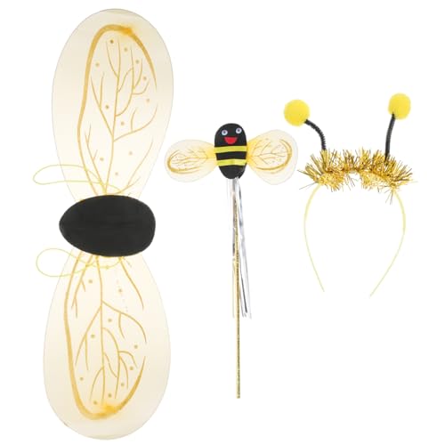 SAFIGLE 1 Satz Satz Bienenkostüm-requisiten Kinderhalloween Bienenantennenstirnband Kleinkind-biene Bienenkostüm Für Feenflügel Verkleiden Sich Halloween Verkleiden Golden Pp SAFIGLE 1 Satz Satz Bienenkostüm-requisiten Kinderhalloween Bienenantennenstirnband Kleinkind-biene Bienenkostüm Für Feenflügel Verkleiden Sich Halloween Verkleiden Golden Pp von SAFIGLE