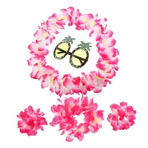 SAFIGLE 1 Satz Simulationsblumenkette Thema Luau Partydekorationen Blumenkronenkranz Tiki-Party-Dekorationen Strand Kostümzubehör Hawaii-Party-Requisiten Blumenarmband Tuch SAFIGLE 1 Satz Simulationsblumenkette Thema Luau Partydekorationen Blumenkronenkranz Tiki-Party-Dekorationen Strand Kostümzubehör Hawaii-Party-Requisiten Blumenarmband Tuch von SAFIGLE