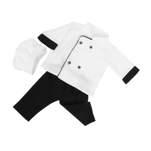 SAFIGLE 1 Set Fotografie Requisiten Koch Babykleidung Für Neugeborene 100 Tage Fotoshooting – Bequemes Outfit Mit Kleidung Hose Und Mütze von SAFIGLE