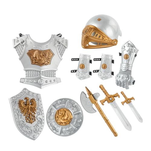 SAFIGLE 1 Set Ritterkostüm für Jungen, Cosplay-outfit mit Schwertern, Ideal für Halloween Und Mottopartys von SAFIGLE