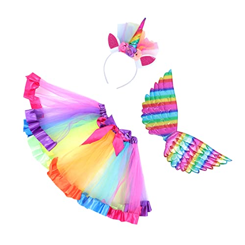 SAFIGLE 1 Set Tutu Ballettröcke Für Mädchen Piraten Outfit Mädchen Feenkostüm Feenflügel Hexenkostüm Digitaler Zirkus Faltenrock Marineblauer Faltenschulrock Mädchenkleid Aus von SAFIGLE