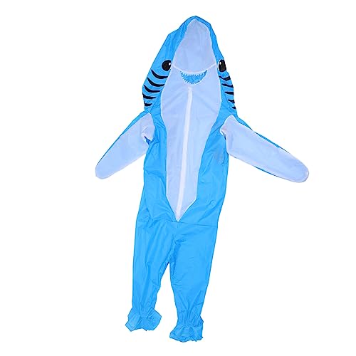 SAFIGLE 1 Stück Dinosaurier Aufblasbarer Anzug Schicke Partykleidung Innen Unter Aufblasbarer Performance-anzug Schlag Kostüme Aufblasbares Halloween-kostüm Aufdecken Reinigen Blue von SAFIGLE