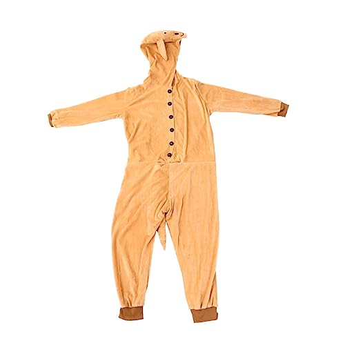 SAFIGLE 1 Stück Känguru-Strampler Halloween Kostüme karnawal kostium für igelkostümkinder festival outfits Cosplay-Outfit Performance-Kleidungsstück Crystal-Samt-Stoff Khaki von SAFIGLE