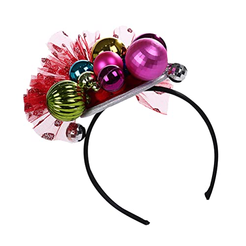 SAFIGLE 1 Stück Lustiges Fotorequisit Attraktives Haarband Vielseitiges Wrap für Partys Kostümpartys Karneval Weihnachten mit Kugeln und Kleinen Glocken für Geeignet Zufällige Farbe von SAFIGLE