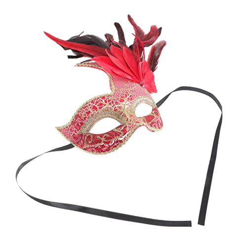 SAFIGLE 1 Stück Partymaske Kostüm Maskerade Party Gesichtsbedeckung Masken Karneval Halloween Maske Vintage Halloween Dekorationen Cartoon Abschlussball Gesichtsbedeckung von SAFIGLE