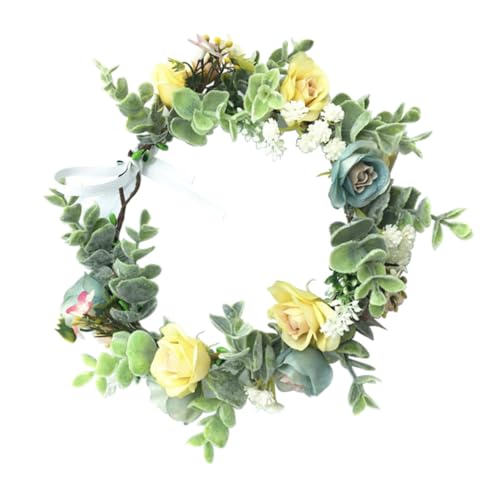 SAFIGLE 1 Stück Simuliertes Rosenkopfschmuck Party -Haarbänder Brautstirnband Blumenkopfschmuck für die Braut Blumenhaar Reifen Party-Haarreifen Gelb SAFIGLE 1 Stück Simuliertes Rosenkopfschmuck Party -Haarbänder Brautstirnband Blumenkopfschmuck für die Braut Blumenhaar Reifen Party-Haarreifen Gelb von SAFIGLE