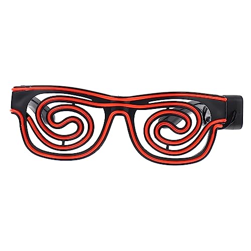 SAFIGLE 1stück Partybrille Für Neon-events Bequem Tragbare Leuchtende Eyeglasses Für Halloween Disco Und Rave-partys Kreativ Und Auffällig SAFIGLE 1stück Partybrille Für Neon-events Bequem Tragbare Leuchtende Eyeglasses Für Halloween Disco Und Rave-partys Kreativ Und Auffällig von SAFIGLE