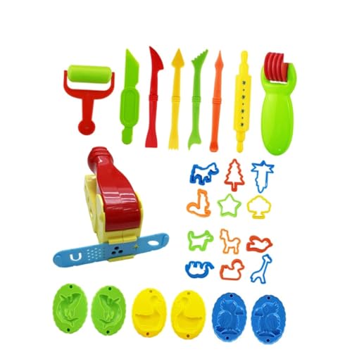 SAFIGLE 1 Werkzeuge für Kinder Kleinkind Plastilinformen Schablonen für Kinder Tonschneider Formen Kinderspielzeug Spielzeuge tonformen selber Machen Modellieren Schimmel Kunstbedarf von SAFIGLE