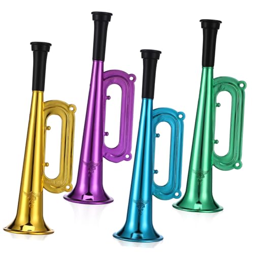 SAFIGLE 10 Stk Kindertrompete Spielzeug mit lautem Lärm musikalische Ausbrüche Zubehör für Spielzeuge Trompete aus Kunststoff Kleinkindspielzeug tragbar Horn Partybedarf Requisiten von SAFIGLE