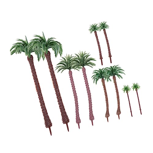 SAFIGLE 10 Stück Teiliges Palmbaum Modell Kunststoff Realistische Miniatur palmen für Landschaftsmodelle DIY Bastelmaterial Sandtisch Mikro landschaftsdeko SAFIGLE 10 Stück Teiliges Palmbaum Modell Kunststoff Realistische Miniatur palmen für Landschaftsmodelle DIY Bastelmaterial Sandtisch Mikro landschaftsdeko von SAFIGLE