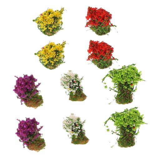 SAFIGLE 10 Stück Teiliges Statische Blumenbüschel aus Resin Realistische Miniatur Grasbüschel für Modellbau Sandtisch DIY Landschaftsdekoration Vielseitig Einsetzbar für Modelleisenbahn SAFIGLE 10 Stück Teiliges Statische Blumenbüschel aus Resin Realistische Miniatur Grasbüschel für Modellbau Sandtisch DIY Landschaftsdekoration Vielseitig Einsetzbar für Modelleisenbahn von SAFIGLE