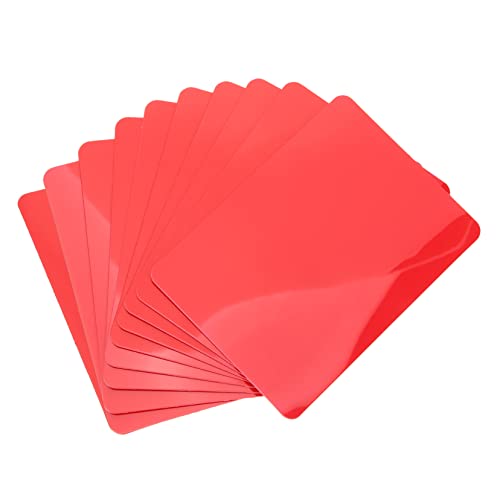 SAFIGLE 10St Poker-Schnittkarten Kartenhändler für Poker Spiel Spielen Tally Ho Spielkarten Spieltisch Schürhakenspender aus Kunststoff Spender für Pokerkarte automatisch Kartenspielen rot von SAFIGLE