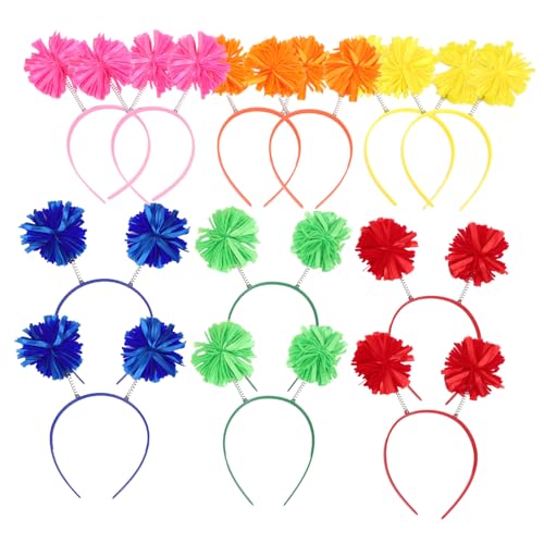 SAFIGLE 12 Stück Stirnband Haarschmuck Große Haarpompons Für Weihnachtsfeiern Flauschige Bälle Stirnband Flauschige Kugel Kopfbedeckung Quaste Urlaubsaccessoires Für Frauen SAFIGLE 12 Stück Stirnband Haarschmuck Große Haarpompons Für Weihnachtsfeiern Flauschige Bälle Stirnband Flauschige Kugel Kopfbedeckung Quaste Urlaubsaccessoires Für Frauen von SAFIGLE