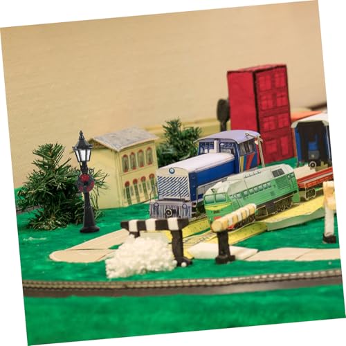 SAFIGLE 12 Stück Teiliges Miniatur straßenlampen Puppenhaus Landschaftsdekoration Vielseitige Modelllampen für Diorama straßenszenen Familienfreundlich Kreative von SAFIGLE