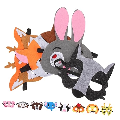 SAFIGLE 12 Stück Tiermasken Für Kinder Kostüme Ideal Für Halloween Geburtstagsfeiern SAFIGLE 12 Stück Tiermasken Für Kinder Kostüme Ideal Für Halloween Geburtstagsfeiern von SAFIGLE