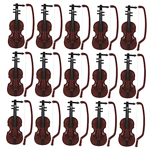 SAFIGLE 15 Sets Mini Violine Desktop Ornament Weihnachten Decor Requisiten Tiny Violine Form SAFIGLE 15 Sets Mini Violine Desktop Ornament Weihnachten Decor Requisiten Tiny Violine Form von SAFIGLE