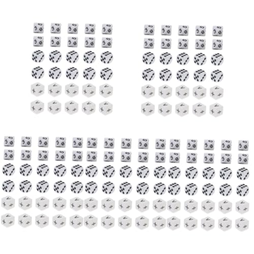 SAFIGLE 150 STK Hilfslehrwürfel Würfelspielzeug aus Acryl Schaumstoffwürfel Mini-Spielzeug Mini-Schachbrett Mathe-Lehrmittel Mathe-Lernwürfel Mathe-Würfel für Kinder Requisiten Weiß von SAFIGLE