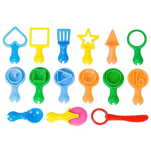 SAFIGLE Lernspielzeug Für Kinder 15St Werkzeug Teig Schimmel Ton Student Spielzeug Für Kinder von SAFIGLE