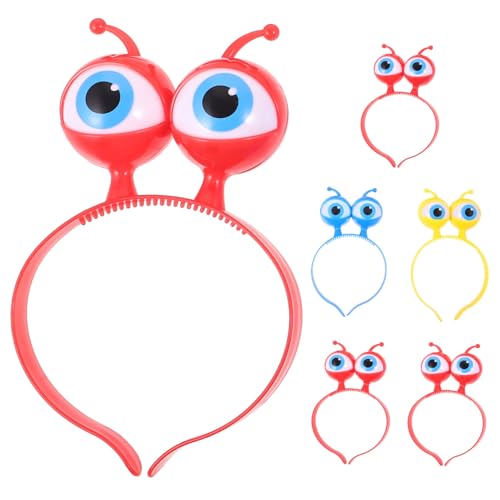 SAFIGLE 18 Stk Alien-Kopf-Bopper leuchtendes Stirnband LED-Halloween-Stirnband haarschmuck blinkendes Augapfel-Stirnband LED-Augapfel-Stirnband blinkt Spielzeug Kind von SAFIGLE