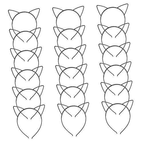 SAFIGLE 18 Stück Teiliges Schwarze Katzenohren Haarreifen Pailletten Stirnband Niedliches Cosplay Zubehör für Kindergeburtstag Katzenparty Halloween Fest SAFIGLE 18 Stück Teiliges Schwarze Katzenohren Haarreifen Pailletten Stirnband Niedliches Cosplay Zubehör für Kindergeburtstag Katzenparty Halloween Fest von SAFIGLE