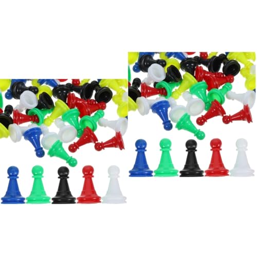 SAFIGLE 192 STK Hohle Kunststoff-Checker Schachbrettbauern Schachbrettfiguren Brettspielfiguren Brettspiele, Schachfiguren Zubehör Für Brettspiele Abs Ersetzen Chinesisches Schach Reisen von SAFIGLE