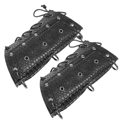 SAFIGLE 1Paar Punk Snake Print Armstulpen für Halloween Cosplay Festivals Langlebige Fingerlose Ärmel mit Verarbeitung für Beeindruckende Kostümierung von SAFIGLE