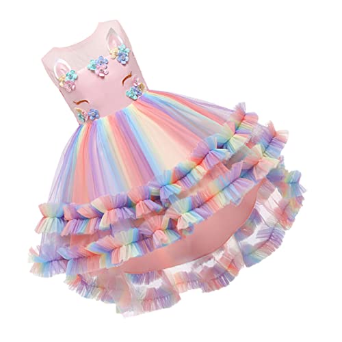 SAFIGLE 1Pc Outfits Kleid Für Mädchen Kleider Für Mädchen Mädchen Prinzessin Dress Up Mädchen Tüllkleid Mädchen Kleidung Kleidung Mädchen Kleid Outfits Für Mädchen Rock Rosa von SAFIGLE
