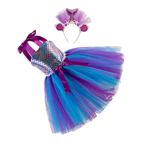 SAFIGLE 1Satz Abendkleid Ärmelloses Kostüm für Besondere Anlässe Bezauberndes Tüll mit Stirnband für Geburtstagsfeiern Hochzeiten Cosplay Bühnenaufführungen SAFIGLE 1Satz Abendkleid Ärmelloses Kostüm für Besondere Anlässe Bezauberndes Tüll mit Stirnband für Geburtstagsfeiern Hochzeiten Cosplay Bühnenaufführungen von SAFIGLE