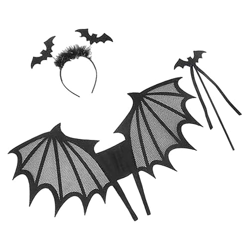 SAFIGLE 1Satz Flügelset für Halloween Kostümset mit Robustem Filzmaterial für Gruselpartys Rollenspiele Mottopartys Teiliges Set mit Einzigartigem Design SAFIGLE 1Satz Flügelset für Halloween Kostümset mit Robustem Filzmaterial für Gruselpartys Rollenspiele Mottopartys Teiliges Set mit Einzigartigem Design von SAFIGLE