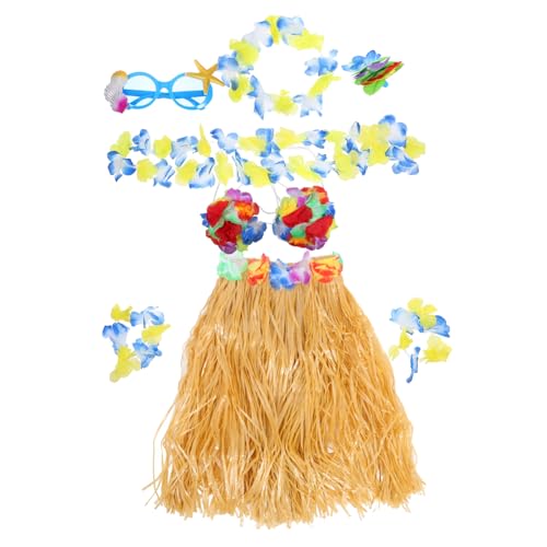 SAFIGLE 1Satz Hawaiianisches Party Set Teiliges Dekorationsset mit Blumenkranz Haarspangen und Strohrock für Luau Feiern für Sommerstrand Partys und Outdoor Aktivitäten SAFIGLE 1Satz Hawaiianisches Party Set Teiliges Dekorationsset mit Blumenkranz Haarspangen und Strohrock für Luau Feiern für Sommerstrand Partys und Outdoor Aktivitäten von SAFIGLE