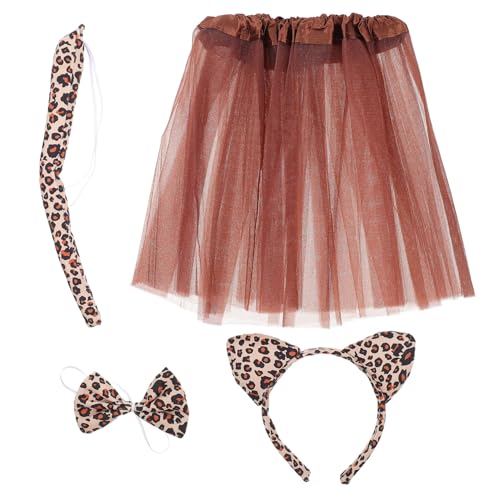 SAFIGLE 1Satz Leopard Kostüm für Cosplay Outfit mit Fliege Haarreif und Zubehör für Karneval Halloween und Mottopartys Hochwertiges Material Wiederverwendbar SAFIGLE 1Satz Leopard Kostüm für Cosplay Outfit mit Fliege Haarreif und Zubehör für Karneval Halloween und Mottopartys Hochwertiges Material Wiederverwendbar von SAFIGLE