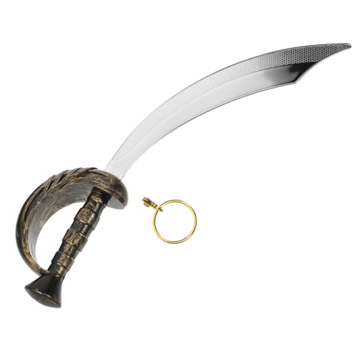 SAFIGLE 1Satz Piratenschwert Ohrring Teiliges Cosplay Zubehör für Halloween Party für Rollenspiele Dekoration Langlebig Sicher der Anwendung SAFIGLE 1Satz Piratenschwert Ohrring Teiliges Cosplay Zubehör für Halloween Party für Rollenspiele Dekoration Langlebig Sicher der Anwendung von SAFIGLE