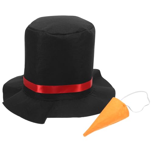 SAFIGLE 1Satz Schneemann Kostüm mit Mütze und Nase Weihnachtsdeko für Kreative Bastelideen Langlebig und Wiederverwendbar für Partys und Festliche Anlässe SAFIGLE 1Satz Schneemann Kostüm mit Mütze und Nase Weihnachtsdeko für Kreative Bastelideen Langlebig und Wiederverwendbar für Partys und Festliche Anlässe von SAFIGLE