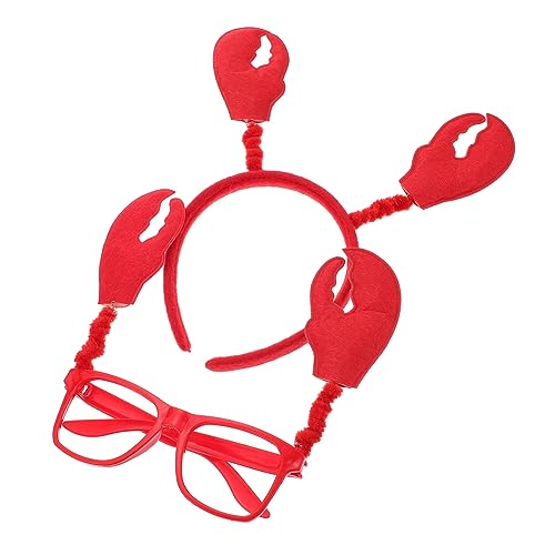 SAFIGLE 1Satz Teiliges Haarband mit Krabbenbrille für Spaß und bei Feiern Sicher für Geburtstags und Themenpartys SAFIGLE 1Satz Teiliges Haarband mit Krabbenbrille für Spaß und bei Feiern Sicher für Geburtstags und Themenpartys von SAFIGLE