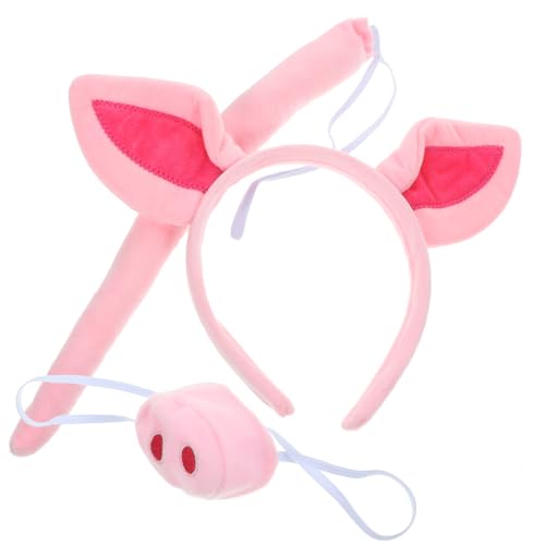 SAFIGLE 1Satz Teiliges Schwein Kostüm für Stirnband mit Schweineohren und Kostümparty Halloween Karneval und Cosplay Lustige Tierkostüm Requisite SAFIGLE 1Satz Teiliges Schwein Kostüm für Stirnband mit Schweineohren und Kostümparty Halloween Karneval und Cosplay Lustige Tierkostüm Requisite von SAFIGLE