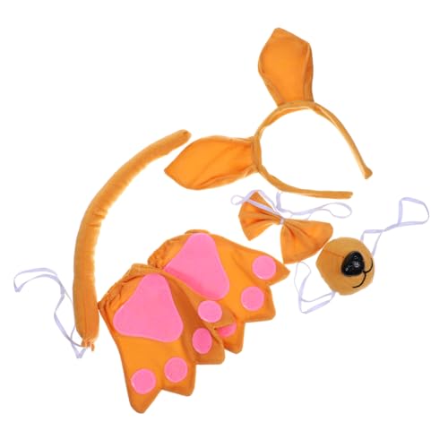 SAFIGLE 1Satz Tier Cosplay für Erwachsene Teiliges mit Tierohren Stirnband und Fliege für Halloween Karneval und Kostümpartys von SAFIGLE
