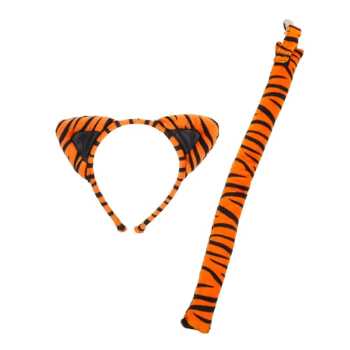 SAFIGLE Tigerohren Stirnband für Cosplay Halloween und Partys Tierkostüm Zubehör für Damen SAFIGLE Tigerohren Stirnband für Cosplay Halloween und Partys Tierkostüm Zubehör für Damen von SAFIGLE