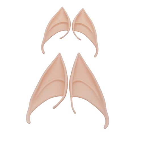 SAFIGLE 2 Paare Elfenohren Cosplay Accessoire für Halloween Fasching und Kostümpartys Realistische Verarbeitung Leicht Anzulegen Wiederverwendbar und Anpassbar SAFIGLE 2 Paare Elfenohren Cosplay Accessoire für Halloween Fasching und Kostümpartys Realistische Verarbeitung Leicht Anzulegen Wiederverwendbar und Anpassbar von SAFIGLE