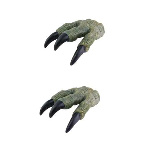 SAFIGLE 2 STK Fäustlinge für Kinder Handschuhe Dinosaurierpfoten für Kostüm Krallen-Dinosaurier für Erwachsene Kinder Dinosaurierpfoten, Krallen Junge Spielzeug Modell Handpuppe von SAFIGLE