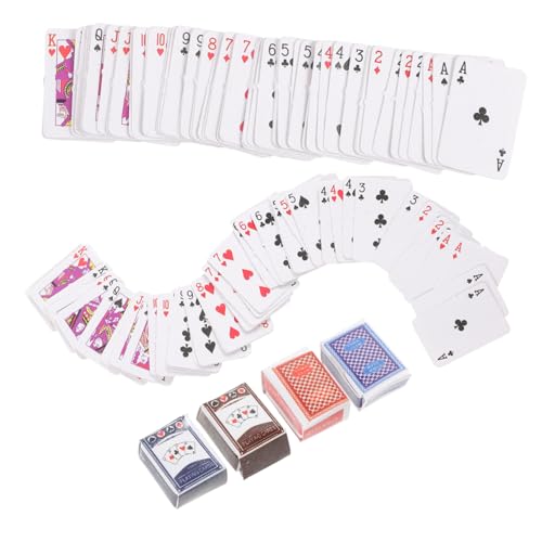 SAFIGLE 2 Sätze 1;12 Puppenhausmöbel Kleines Spielkartenspielzeug Zubehör Für Reisekartenspiele Geschenk Spielzeuge Kartenspielen Kleine Spielkarten Kleine Karten Mini Vorgeben Kind Papier SAFIGLE 2 Sätze 1;12 Puppenhausmöbel Kleines Spielkartenspielzeug Zubehör Für Reisekartenspiele Geschenk Spielzeuge Kartenspielen Kleine Spielkarten Kleine Karten Mini Vorgeben Kind Papier von SAFIGLE
