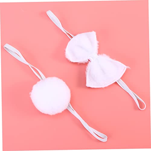 SAFIGLE 2 Sätze Plüsch Hasenohren Stirnband mit und Fliege Cosplay Kostüm Zubehör für Mädchen Party Karneval Ostern und Langlebig SAFIGLE 2 Sätze Plüsch Hasenohren Stirnband mit und Fliege Cosplay Kostüm Zubehör für Mädchen Party Karneval Ostern und Langlebig von SAFIGLE