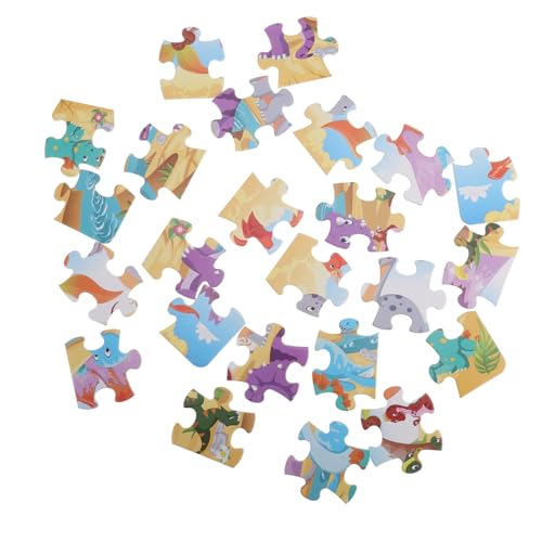 2 Sätze Puzzle Für Kinder Rätsel Spielzeuge Kinderspielzeug Cartoon-Puzzle Puzzle-Spielzeug Karikatur Papier von SAFIGLE