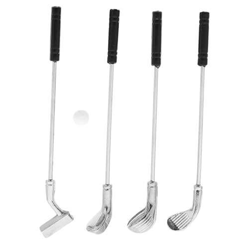 SAFIGLE 2 Sets Golfschläger-Modell Mini-Golfschläger Mit Ball Puppenhaus-Golfschlägerball 112 Puppenhaus-Miniatur Mini Mit Ball Miniaturschläger Mini-Hauszubehör von SAFIGLE