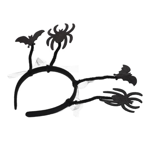 SAFIGLE 2 Stück Halloween Haarreif mit Spinnen und Fledermausdesign Kostümzubehör für Halloween Feiern Cosplay und Foto Requisiten SAFIGLE 2 Stück Halloween Haarreif mit Spinnen und Fledermausdesign Kostümzubehör für Halloween Feiern Cosplay und Foto Requisiten von SAFIGLE